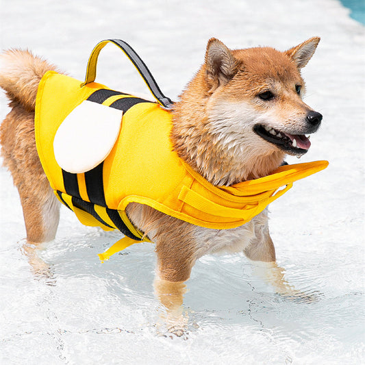 Cool Summer Clothing Shape Little Bee Dog Life Jacket